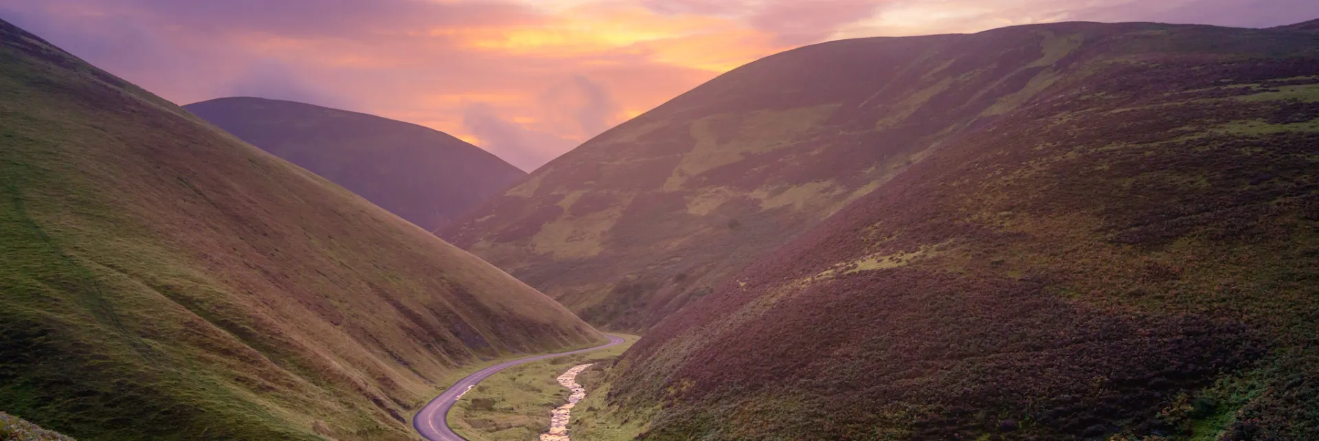 Scenic drives in South Scotland